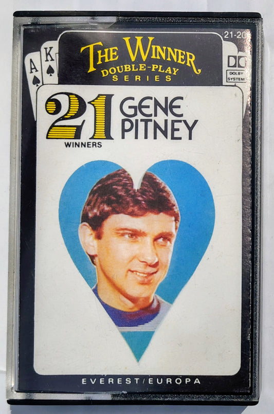 Gene Pitney - “21 Winners Compilation” - CASSETTE TAPE VG+/VG+