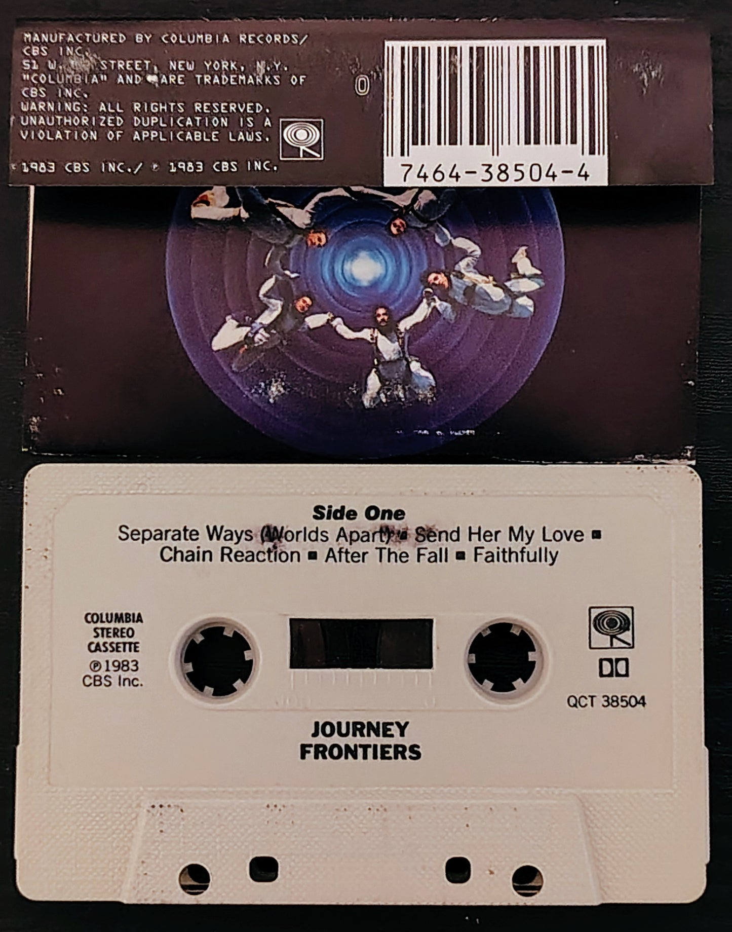 Journey - "Frontiers" - CASSETTE TAPE VG/VG