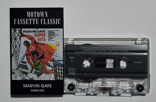 Marvin Gaye - "Super Hits" - CASSETTE TAPE VG+/VG+