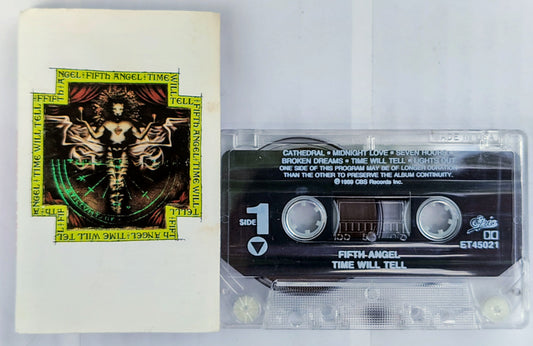 Fifth Angel - “Time Will Tell” - CASSETTE TAPE VG/VG+