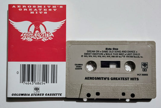 Aerosmith - "Greatest Hits" - CASSETTE TAPE (DOLBY) VG/VG+