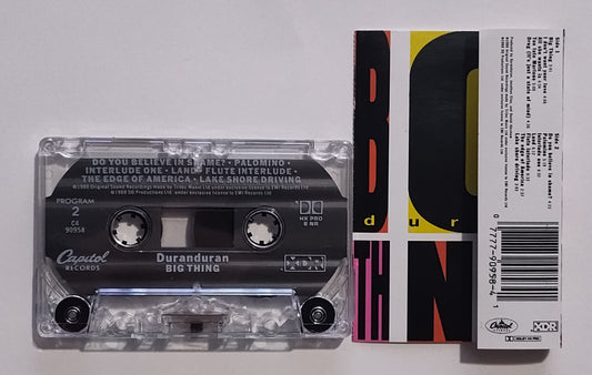 Duran Duran - "Big Thing" - CASSETTE TAPE (XDR; DOLBY HX PRO B NR) VG+/VG+