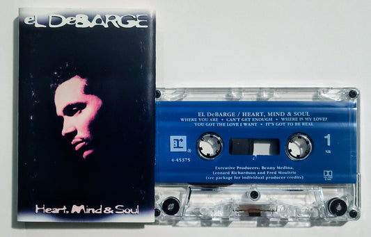 El DeBarge - "Heart, Mind & Soul" - CASSETTE TAPE VG/VG+