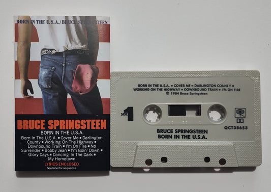 Bruce Springsteen - "Born In The USA" - CASSETTE TAPE (DOLBY) VG+/VG+