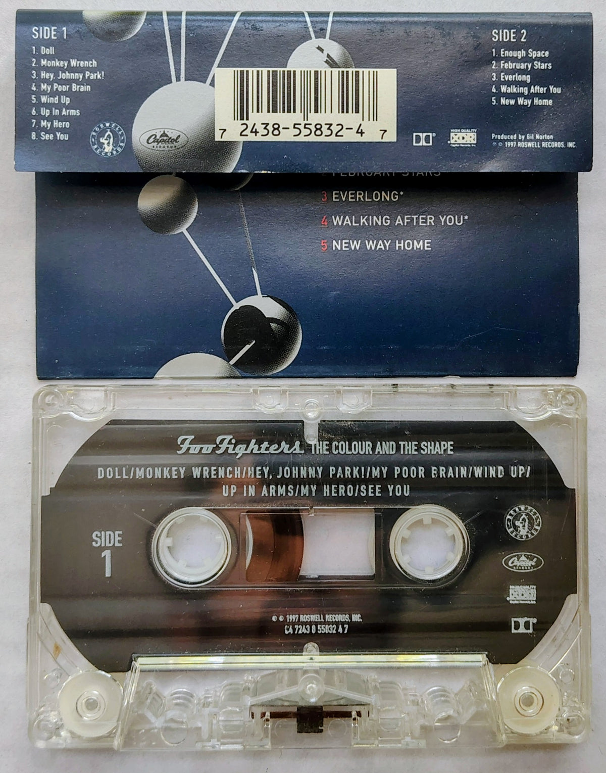 Foo Fighters - "The Colour And The Shape" - CASSETTE TAPE VG/VG *🚨*