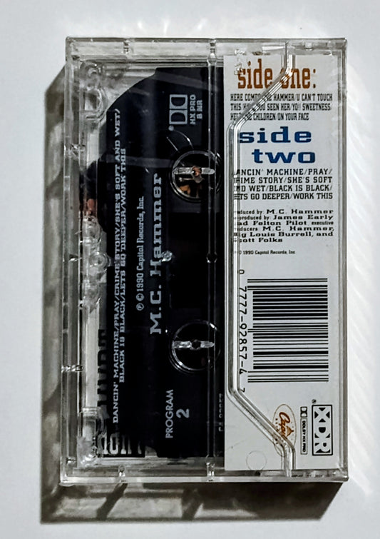 M.C. Hammer - "Please Hammer Don't Hurt 'Em" - CASSETTE TAPE VG+/M (Sealed with drill hole thru spine)