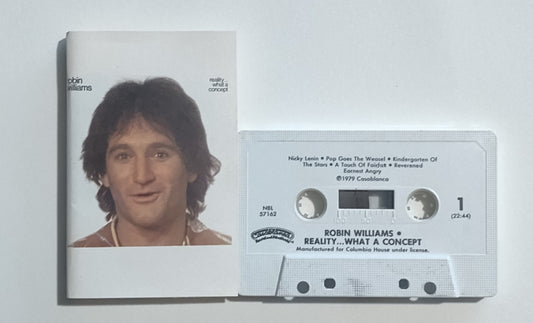 Robin Williams - "Reality: What A Concept" - CASSETTE TAPE (Columbia House Club) VG+/VG+