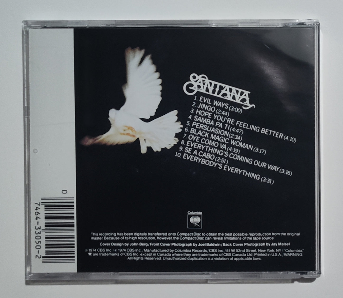 Santana - "Greatest Hits" - COMPACT DISC VG+/VG+