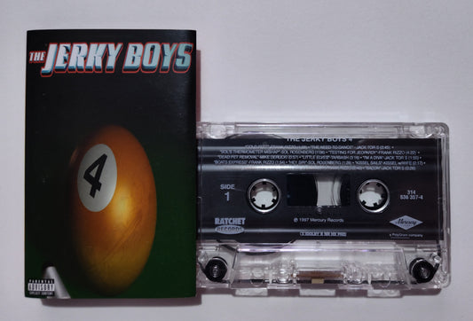 Jerky Boys, The - "The Jerky Boys 4" - CASSETTE TAPE VG+/VG+ (No Longer On Spotify!)