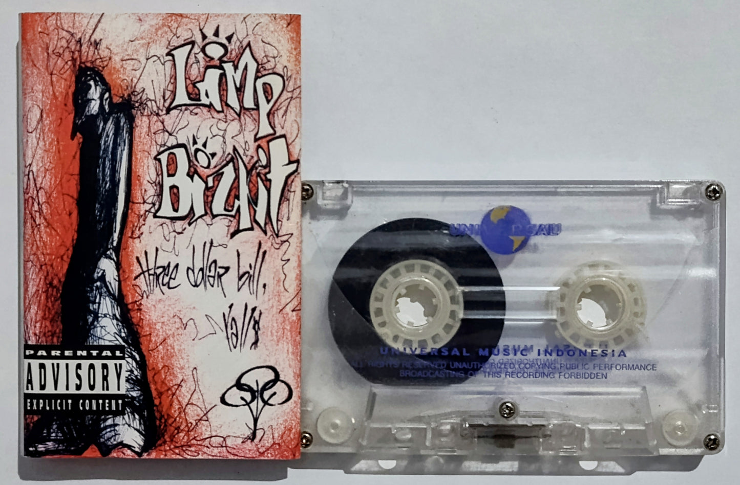 Limp Bizkit - “Three Dollar Bill, Y’all$” - CASSETTE TAPE (Indonesia) VG/VG+