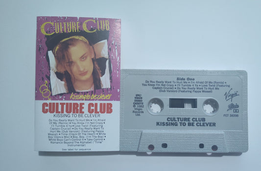 Culture Club - "Kissing To Be Clever" - CASSETTE TAPE (DOLBY) VG/VG+