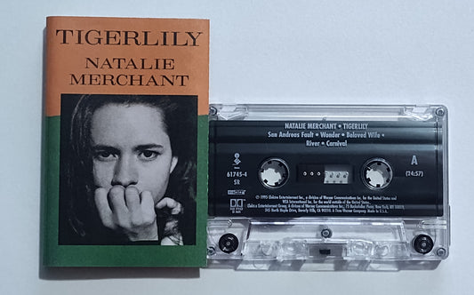 Natalie Merchant - "Tigerlily" - CASSETTE TAPE (SR; DOLBY HX PRO B NR) NM/VG+