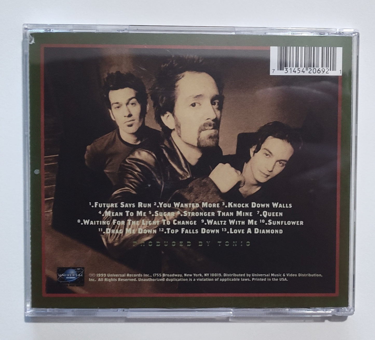 Tonic - "Sugar" - COMPACT DISC VG/VG