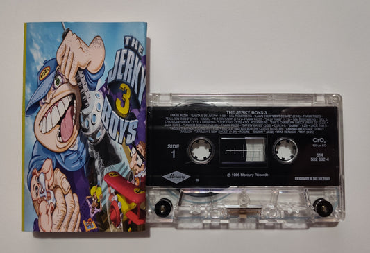 Jerky Boys, The - "The Jerky Boys 3" - CASSETTE TAPE VG+/VG+ (No Longer On Spotify!)
