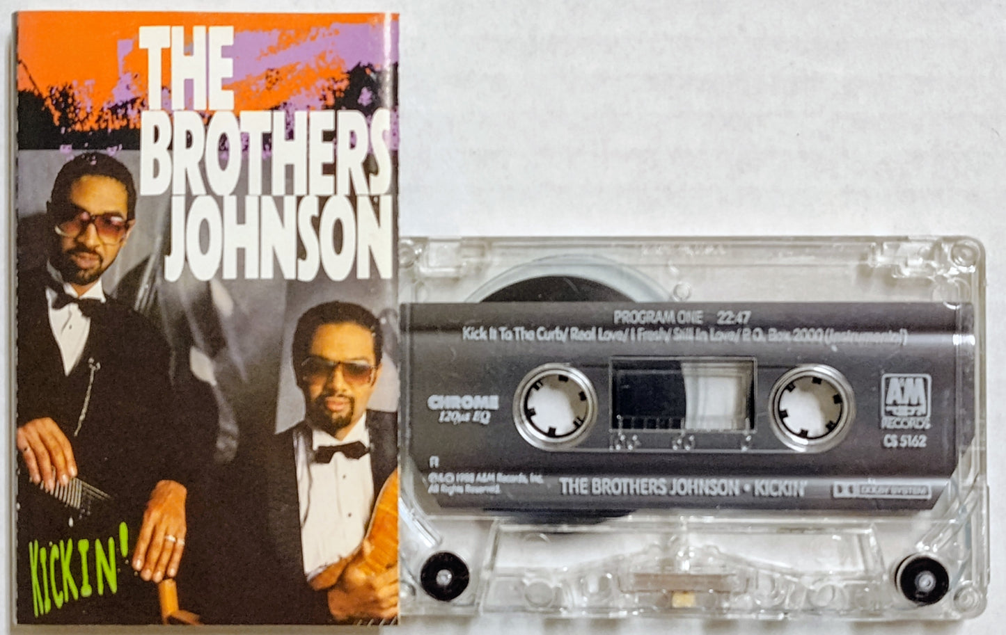 Brothers Johnson, The - “Kickin’” - CASSETTE TAPE VG+/VG+