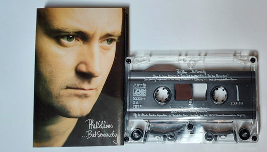 Phil Collins - "...But Seriously" - CASSETTE TAPE(SR;DOLBY HX PRO) VG+/VG+