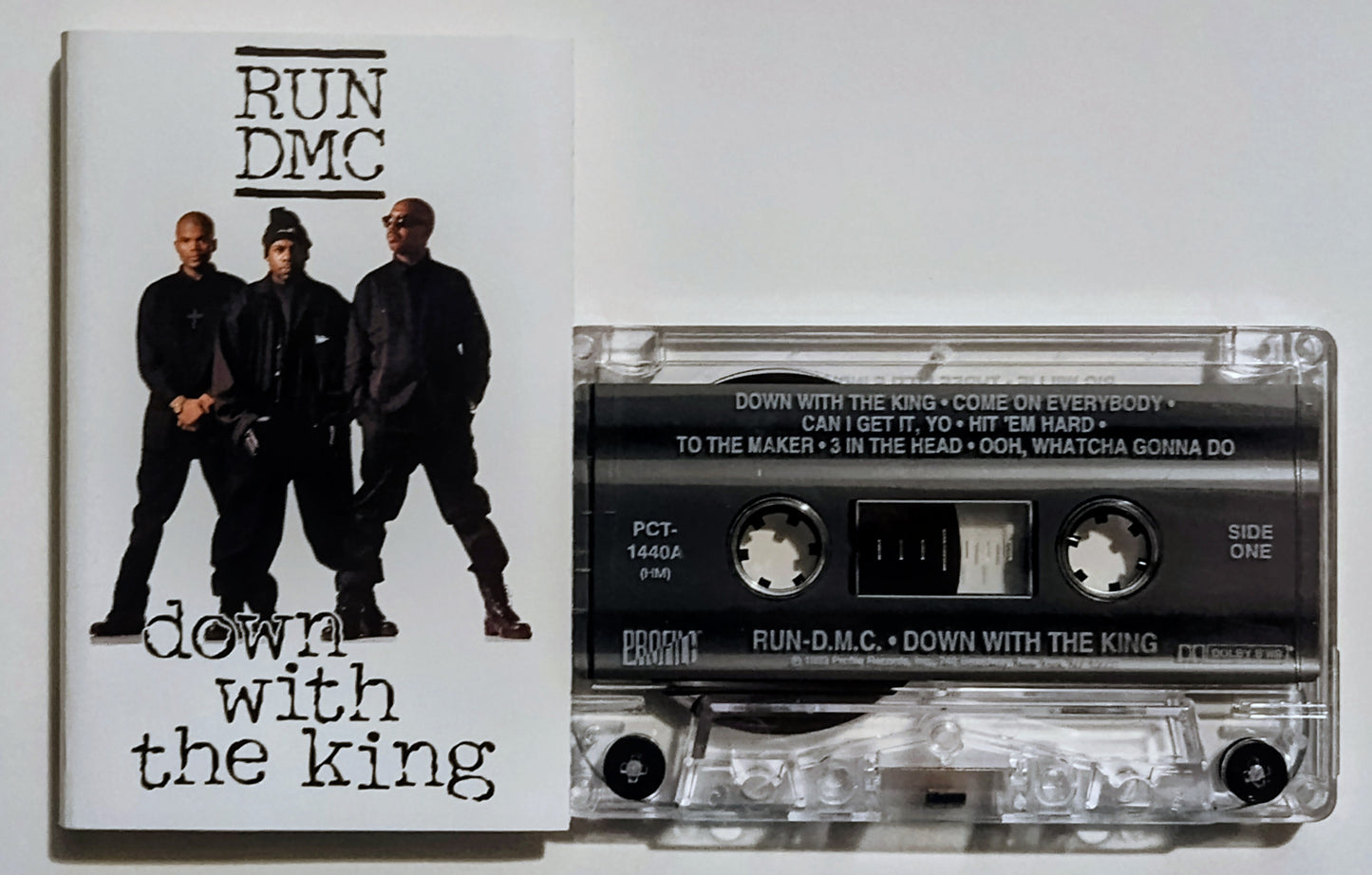 RUN-D.M.C. - "Down With The King" - CASSETTE TAPE VG+/VG+