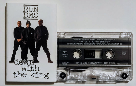 RUN-D.M.C. - "Down With The King" - CASSETTE TAPE VG+/VG+