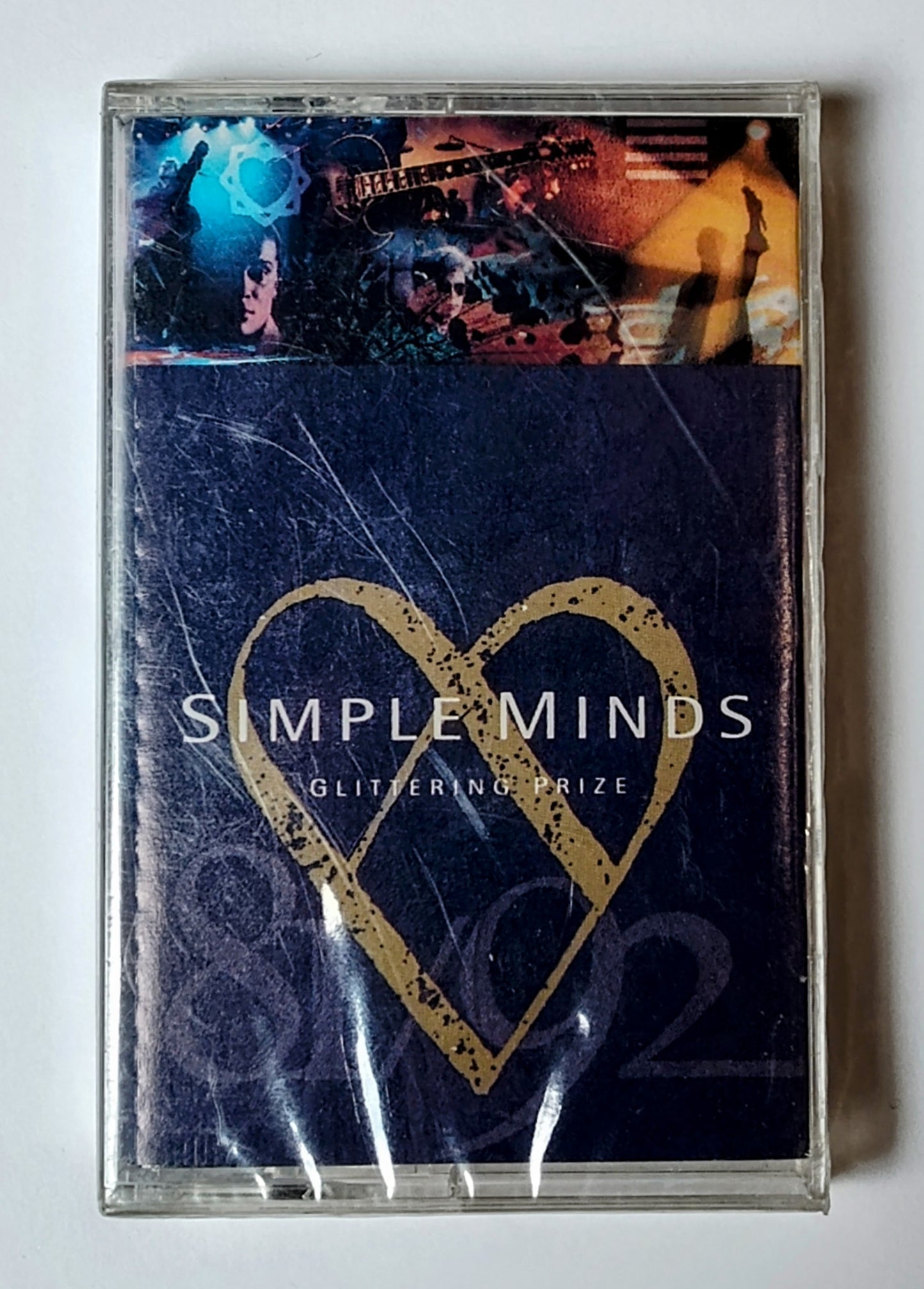 Simple Minds - "Glittering Prize (Sealed; crack in spine of case) - CASSETTE TAPE Mint/Near Mint