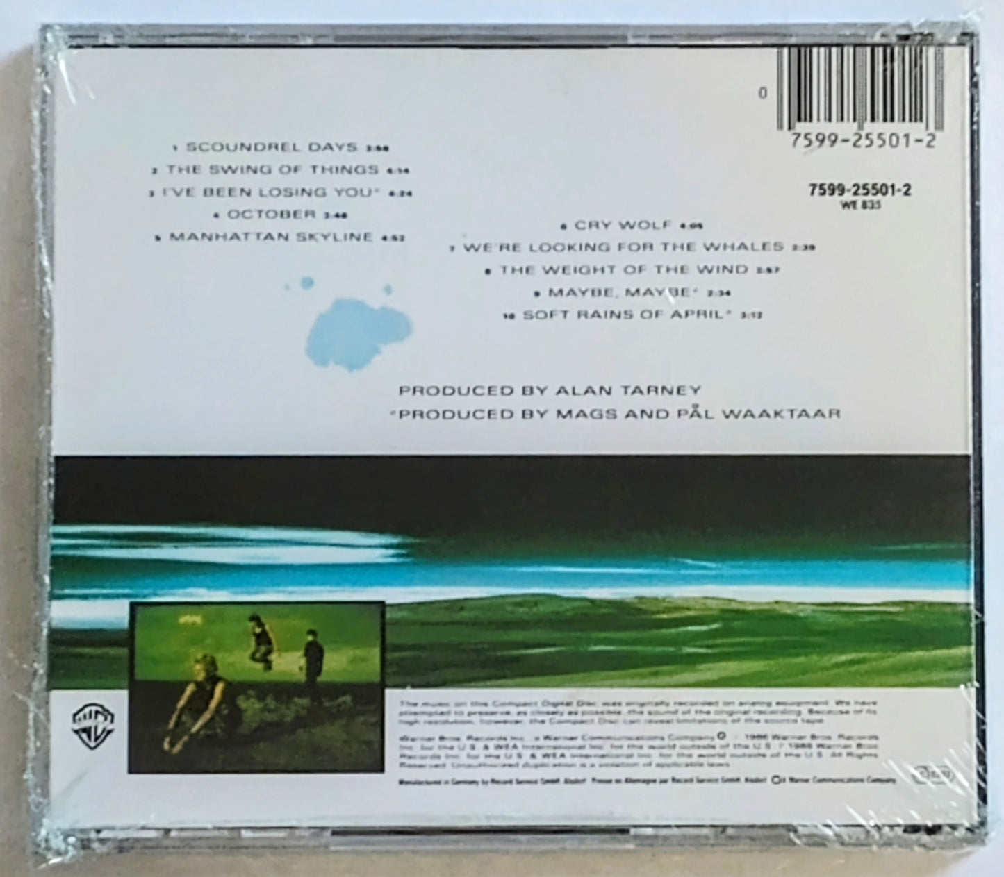 A-Ha - "Scoundrel Days" - COMPACT DISC M/M (Sealed)