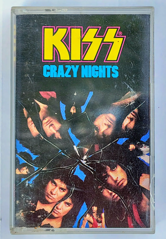 Kiss - “Crazy Nights” - CASSETTE TAPE VG/VG+