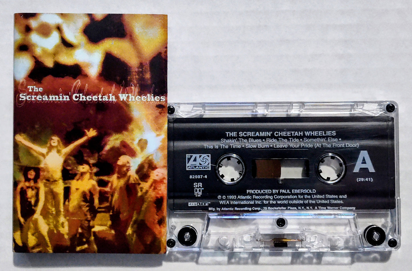 Screamin’ Cheetah Wheelies, The - “The Screamin’ Cheetah Wheelies” - CASSETTE TAPE VG+/VG+