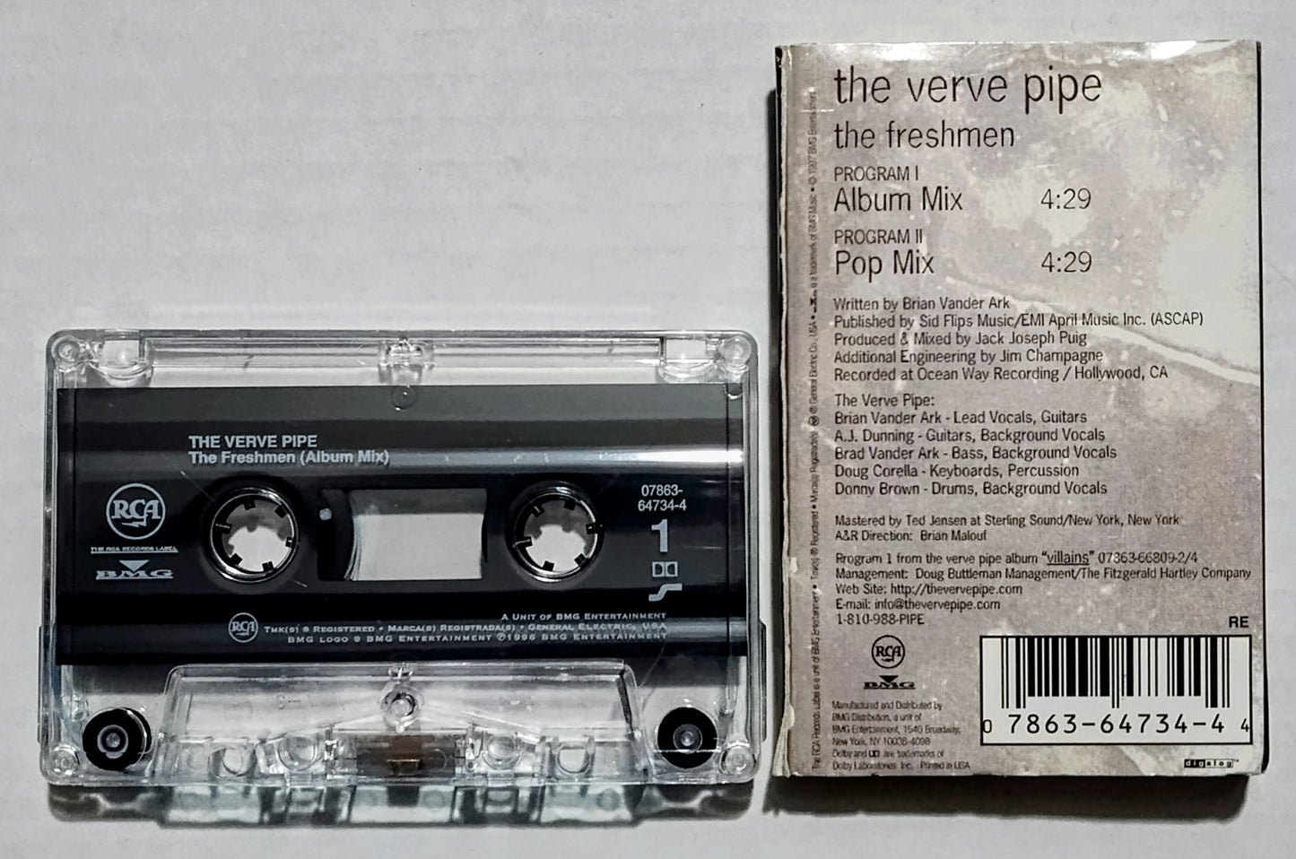 Verve Pipe, The - “The Freshman” - CASSETTE TAPE (Single) G+/VG+