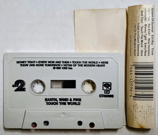 Earth, Wind + Fire - “Touch The World” - CASSETTE TAPE VG/VG+