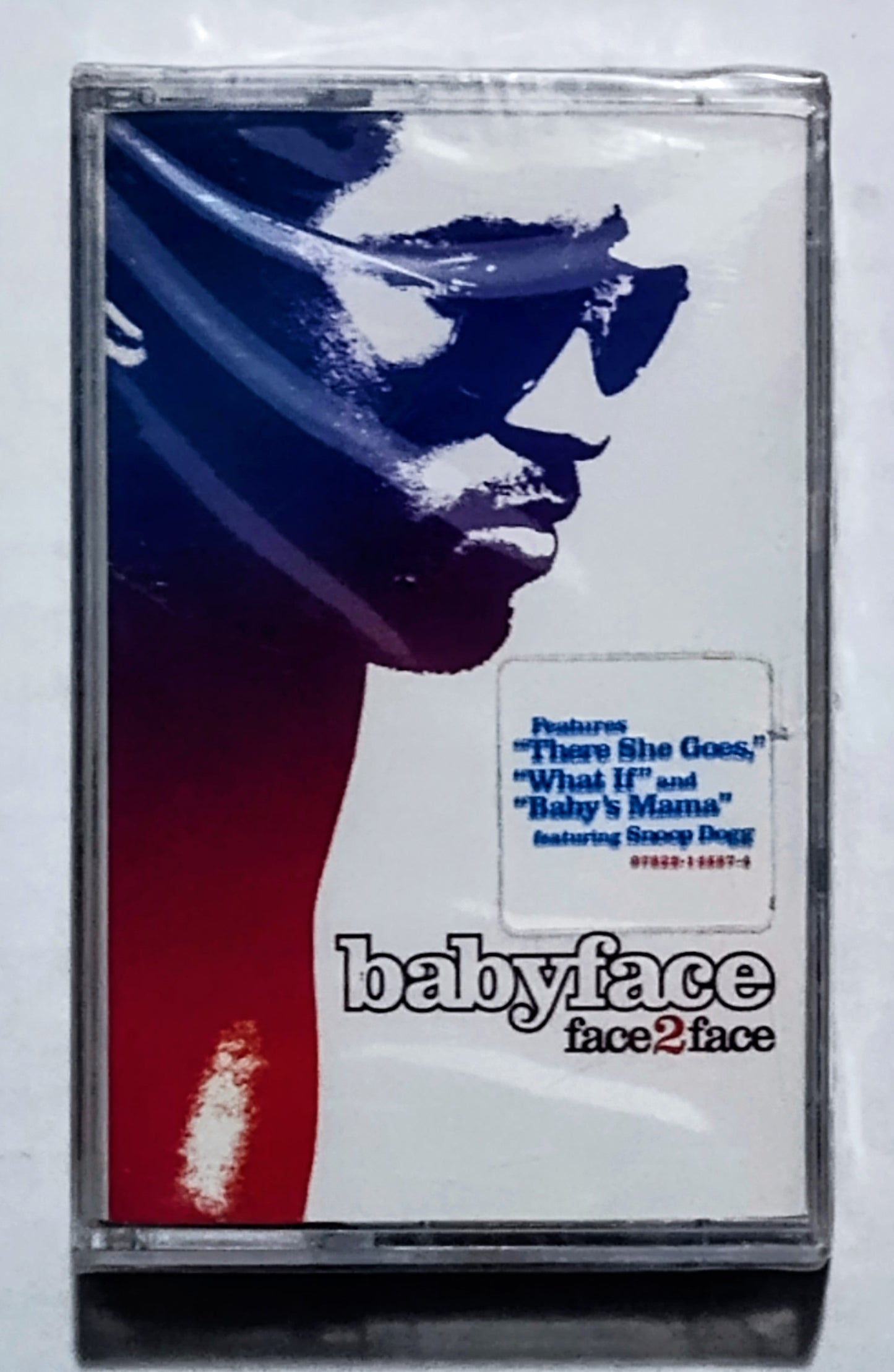 Babyface - “Face To Face” - CASSETTE TAPE NM/M (Sealed with hype sticker; tiny tear in cellophane)