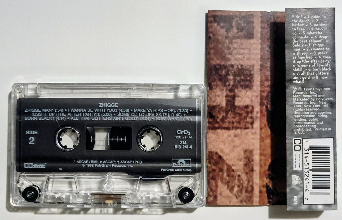 Zhigge - "Zhigge" - CASSETTE TAPE VG+/VG+