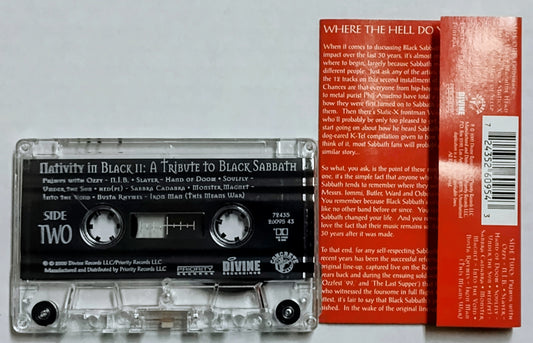 Various Artists - “Nativity In Black II” A Tribute To Black Sabbath” - CASSETTE TAPE VG+/VG+