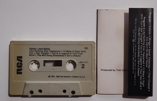 Sylvia - "Just Sylvia" - CASSETTE TAPE (DOLBY) VG/VG *⭐*