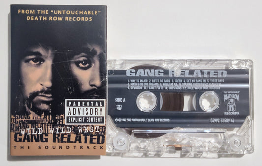 Various Artists - "Gang Related Soundtrack" - CASSETTE TAPE (DOLBY HX PRO B NR) VG/VG+