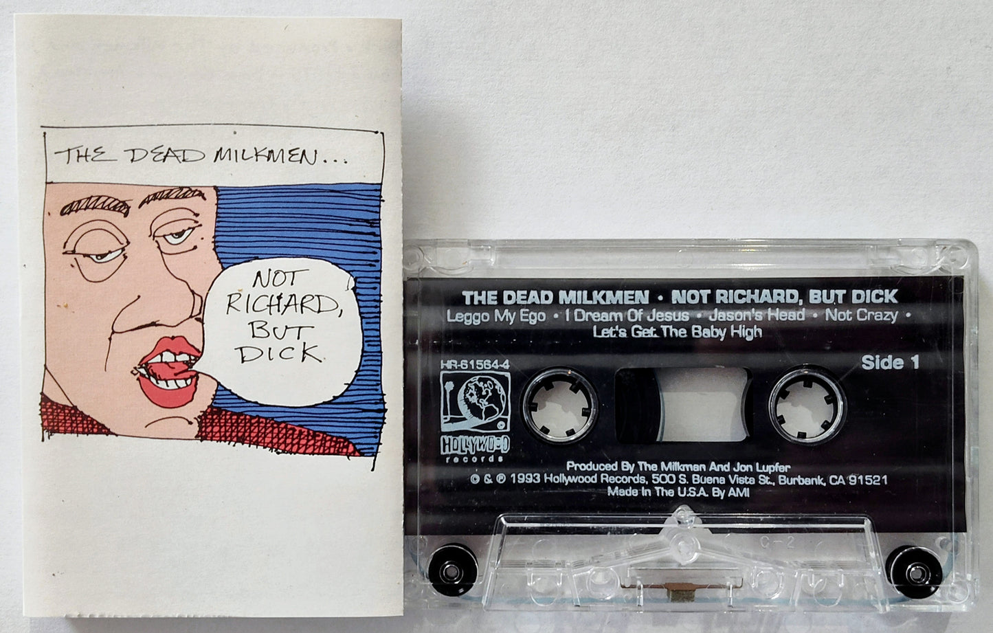 Dead Milkmen, The - “Not Richard, But Dick” - CASSETTE TAPE VG+/VG+