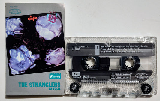 Stranglers, The - "La Folie" - CASSETTE TAPE VG/VG