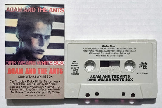 Adam And The Ants - “Dirk Wears White Sox” - CASSETTE TAPE VG+/VG+