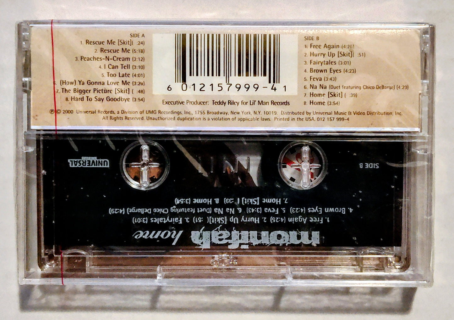 Monifah - “Home” - CASSETTE TAPE M/M (Sealed with hype sticker)