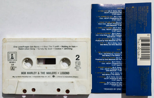 Bob Marley And The Wailers - “Legend” - CASSETTE TAPE G+/G+ (Plays perfect)
