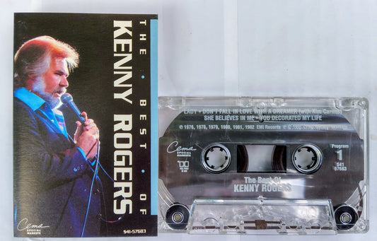 Kenny Rogers - “The Best Of” - CASSETTE TAPE VG+/VG+