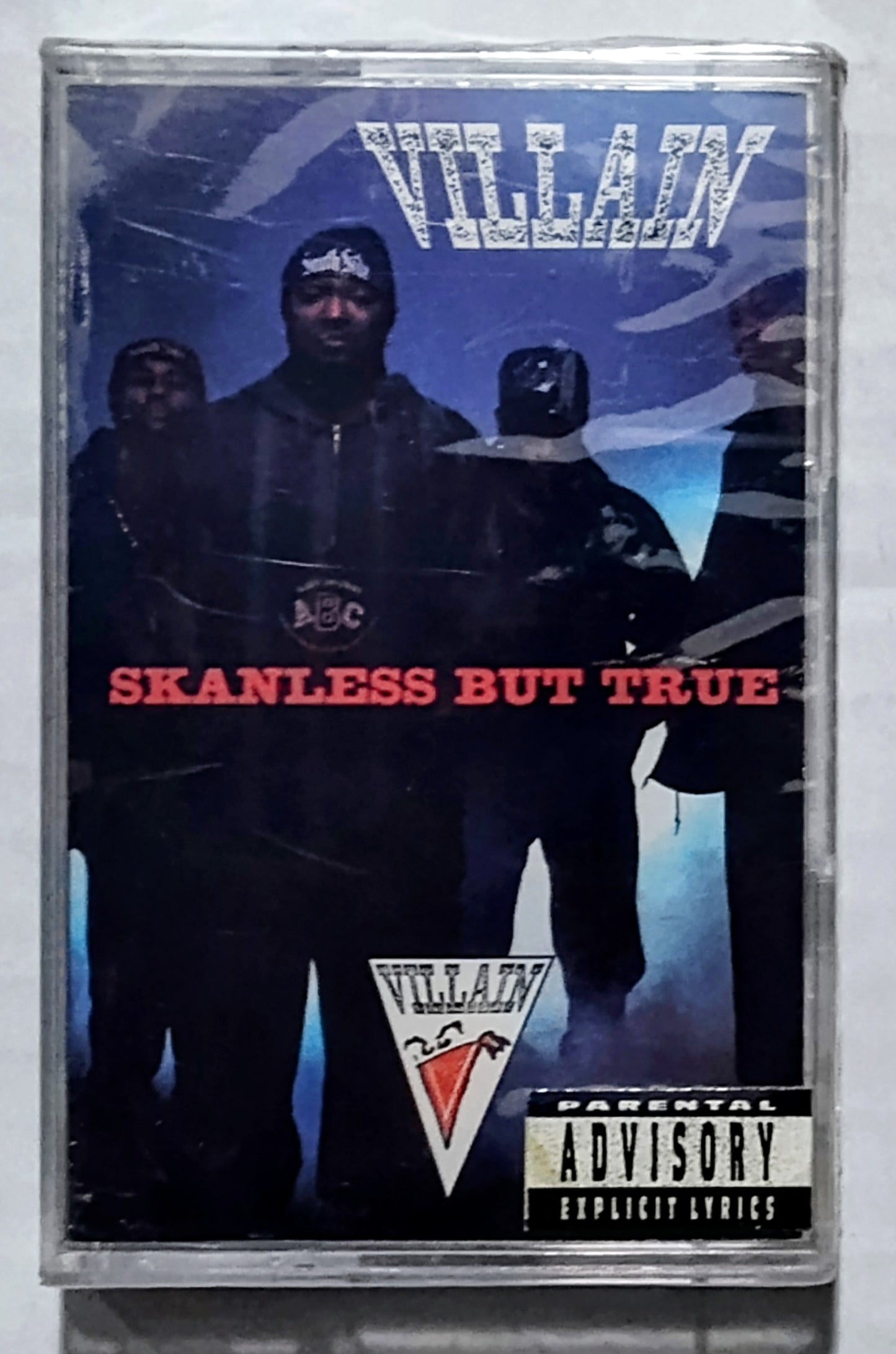 Villain - “Skanlesss But True” - CASSETTE TAPE NM/M (Sealed; small tear in cellophane; tiny crack on underside of case)