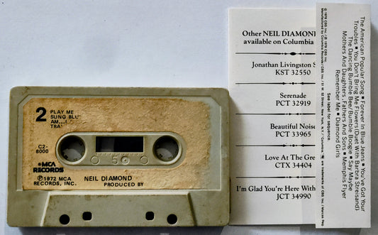 Neil Diamond - “You Don’t Bring Me Flowers” - CASSETTE TAPE VG+/G+