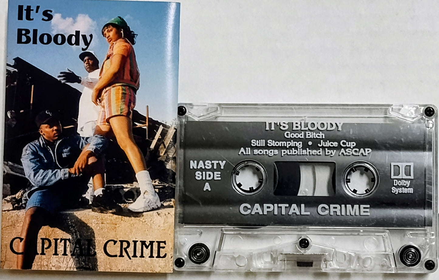 Capital Crime - “It’s Bloody” - CASSETTE TAPE NM/NM *❄️*