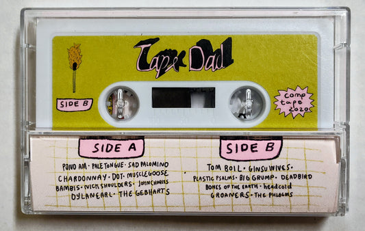 Various Artists - “Tape Dad Compilation Tape 2020” - INDIE CASSETTE TAPE M/M (With Download Code And Sticker) [Tape Dad]