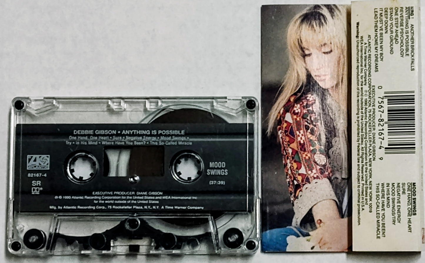 Debbie Gibson - “Anything Is Possible” - CASSETTE TAPE VG/VG+