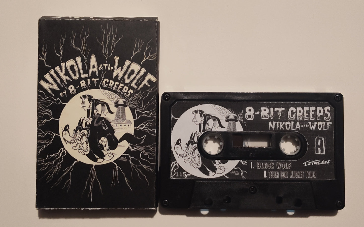 8-Bit Creeps - "Nikola And The Wolf" (Chicago Local) - INDIE CASSETTE TAPE (In The Lake Records) NM/NM