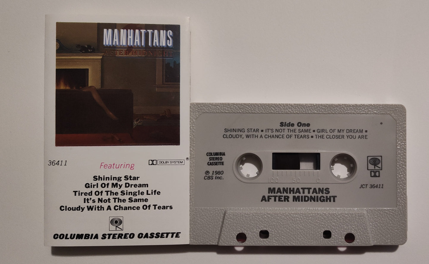 Manhattans - "After Midnight" - CASSETTE TAPE (DOLBY) VG+/VG+