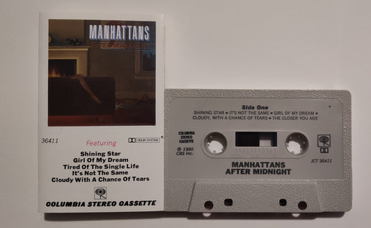 Manhattans - "After Midnight" - CASSETTE TAPE (DOLBY) VG+/VG+