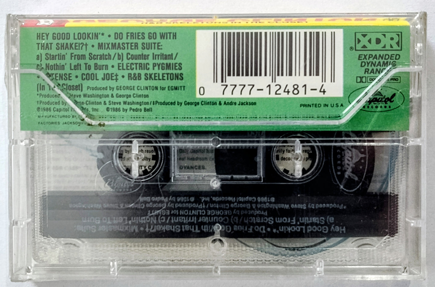George Clinton - “R&B Skeletons In The Closet” - CASSETTE TAPE M/M (Sealed)