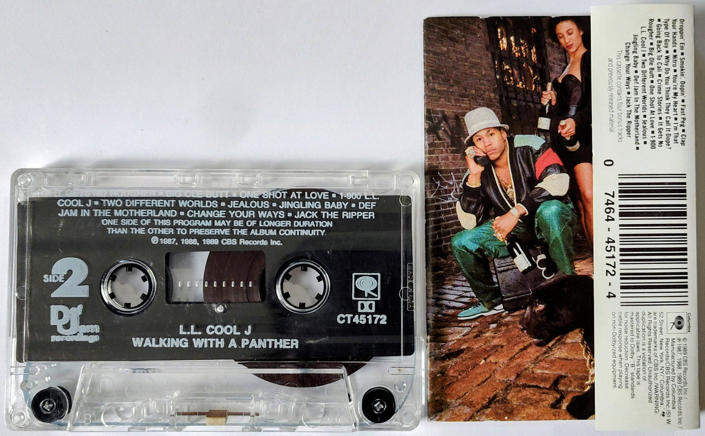 L.L. Cool J - "Walking With A Panther" - CASSETTE TAPE VG+/VG+