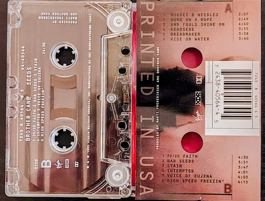 Brother Cane - “Seeds” - CASSETTE TAPE VG/VG+ *🚨*